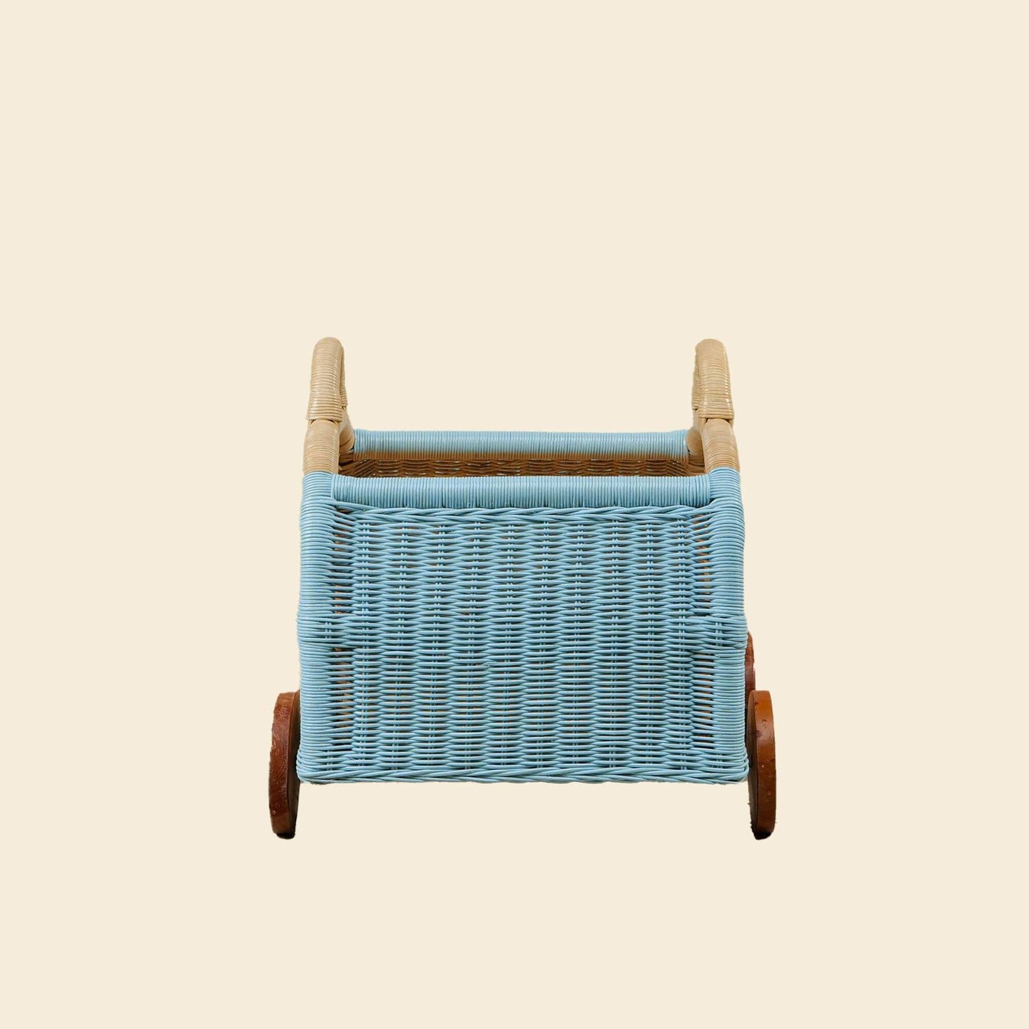 Handcrafted - Archie Storage Wagon - Rattan Wicker