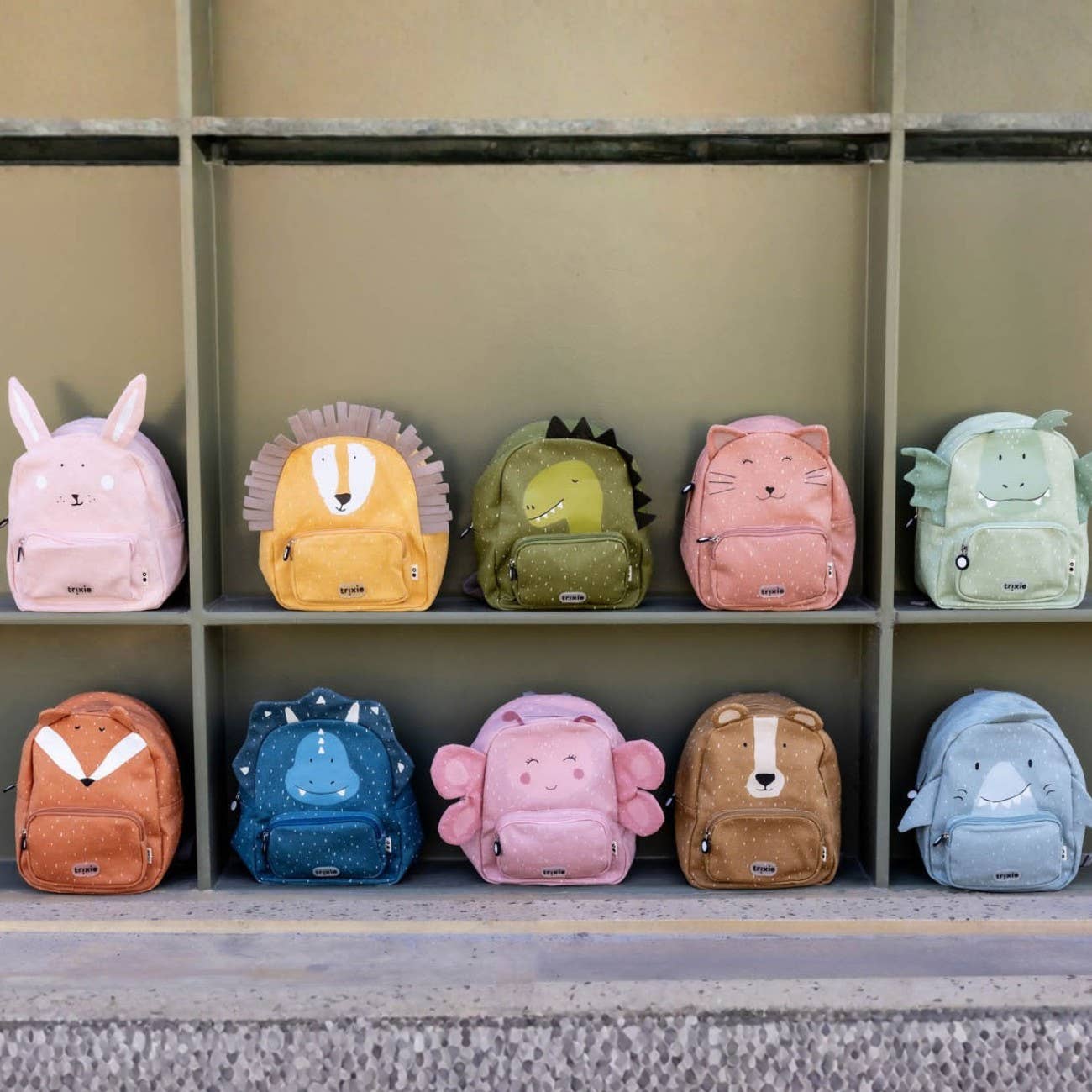 Trixie Baby Animal Backpack | Toddler & Kids School Bag