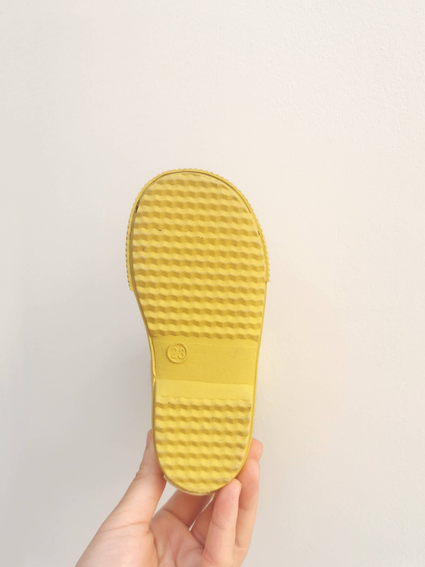 WISTITI Kids Rain Boots - Eco Rubber - Mustard: 23