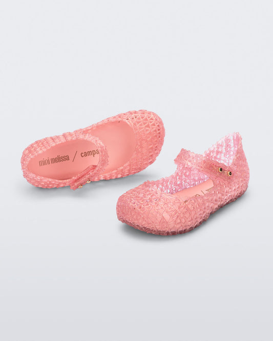 Mini Melissa Campana Baby Ballerinas: Pearly Pink