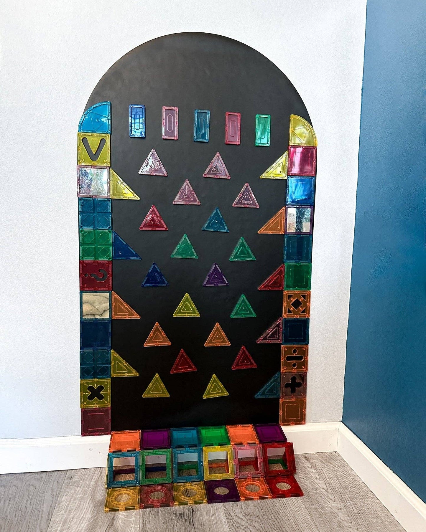 Magic Playwall - Arch Magnetic Wall Decal for Kids: Caramel