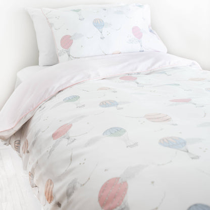 Touch The Sky Twin Set - Pink: Set (Duvet Cover + Pillowcase)