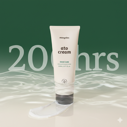 Mongdies Baby Ato Cream 240ml | 200-Hour Moisture Lock | 6 Ceramides | For Delicate Newborn Skin
