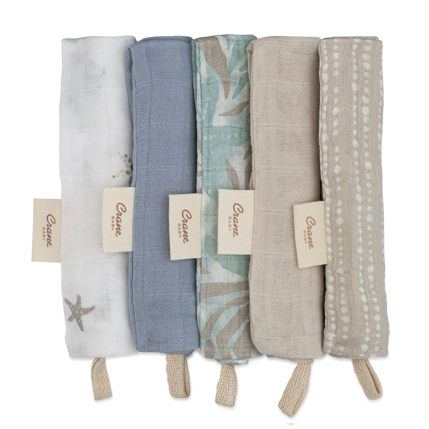 Cove 5-pc. Wash Cloth Set (Sea Life)