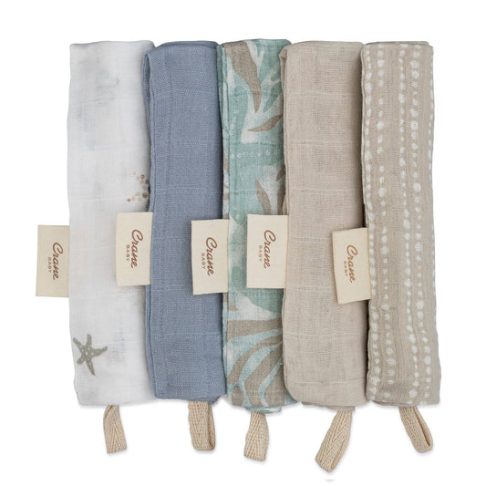 Cove 5-pc. Wash Cloth Set (Sea Life)