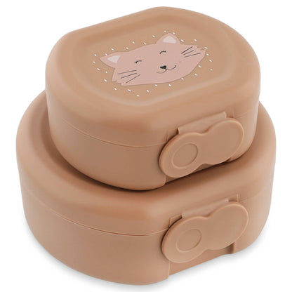 Trixie Snack Box with Clip, 2-Pack | Kids Lunch Box