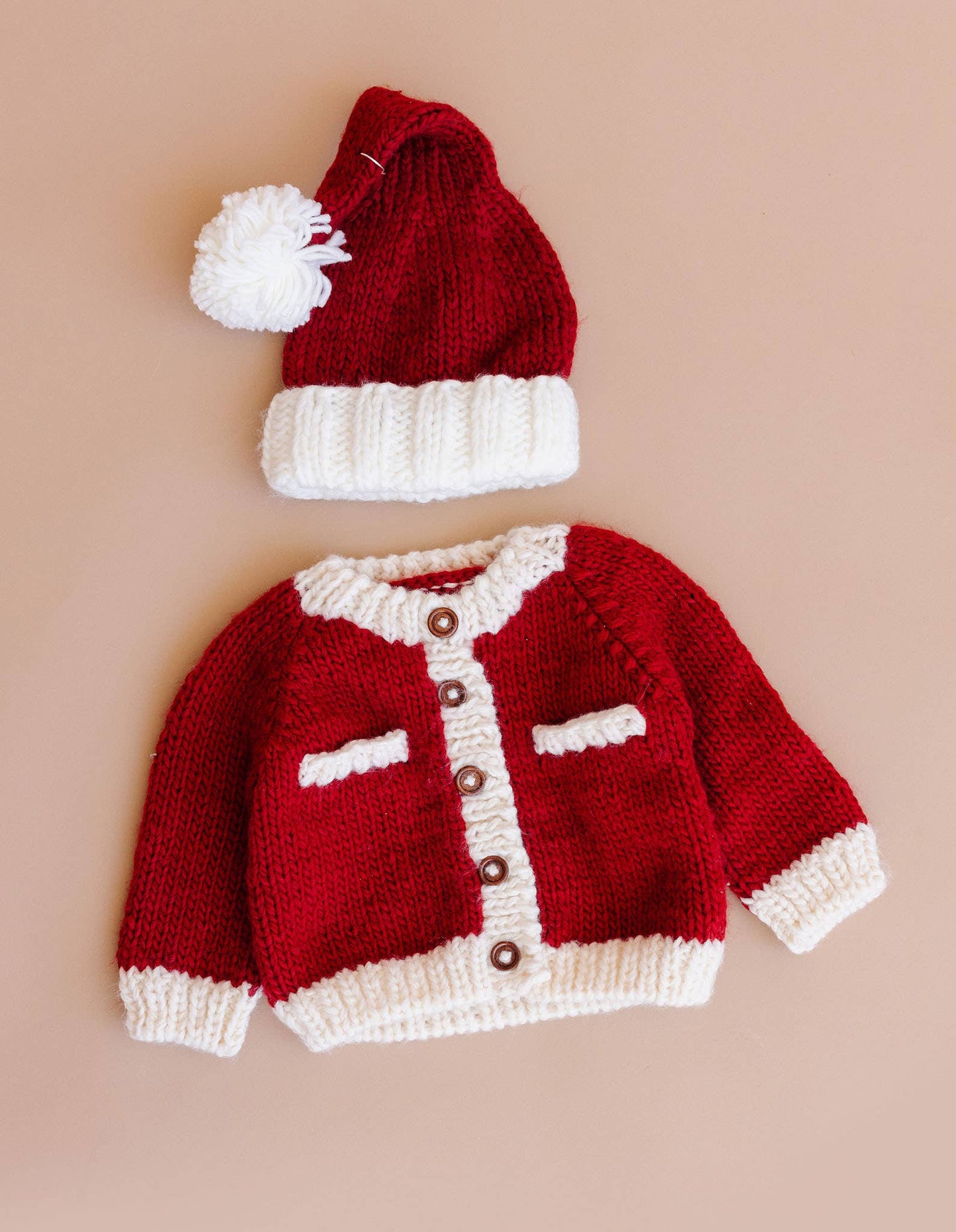 Coco Cardigan Baby Kid Sweater Santa Christmas Holiday Love: Red / S 12-24m