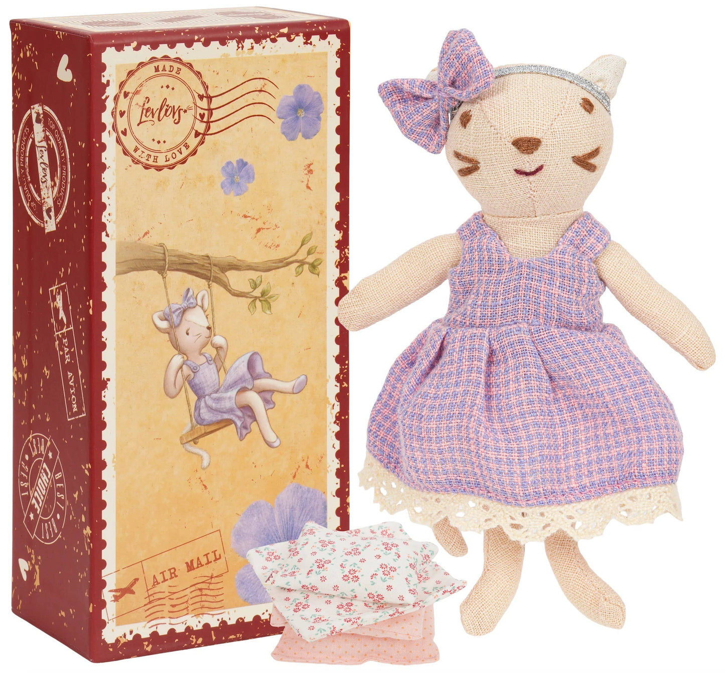 Cat in Stamp Holder box