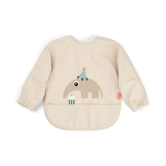 Sleeved pocket bib Celebration Sand