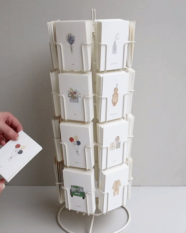 A7 Card Desk Display // Room for 24 SMALL cards