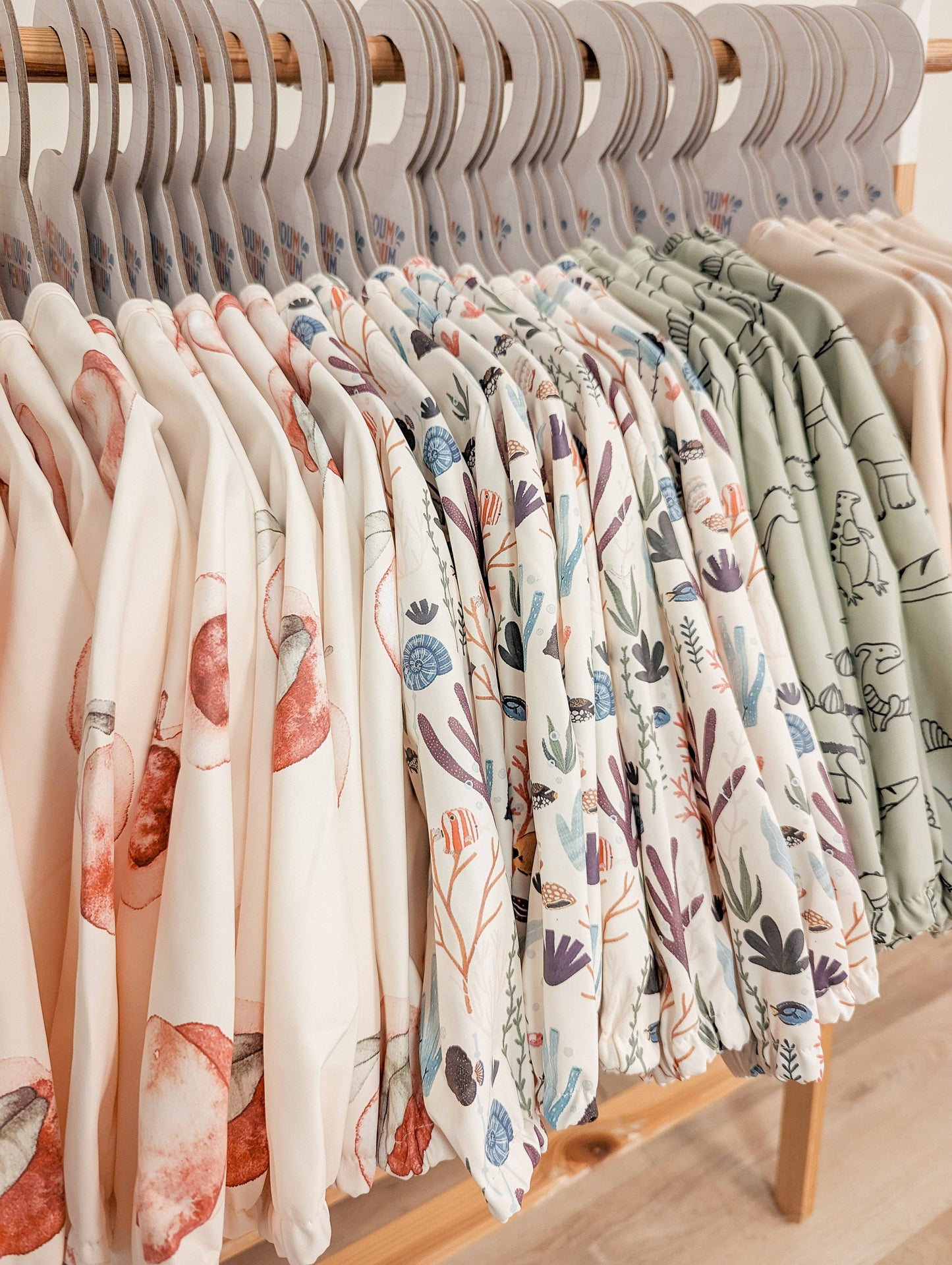 Long sleeves Bib - Dinosaurs - Menoum Menoum