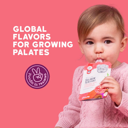 Salmon Teriyaki Baby Food (6 Pouches)