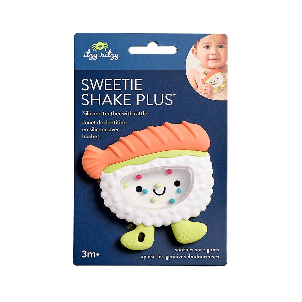 Sweetie Shake Plus™ Rattle & Teether - Chloe the Croissant