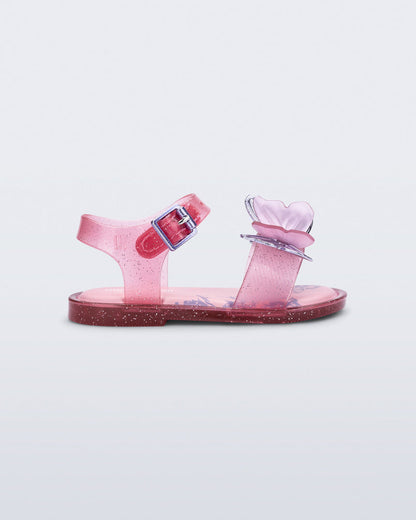 Mini Melissa Butterfly Sandal Baby Sandals: Glitter Pink