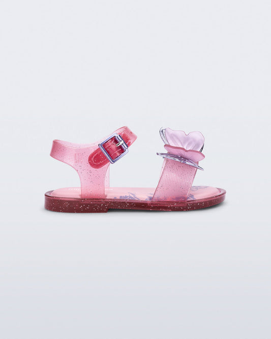 Mini Melissa Butterfly Sandal Baby Sandals: Glitter Pink