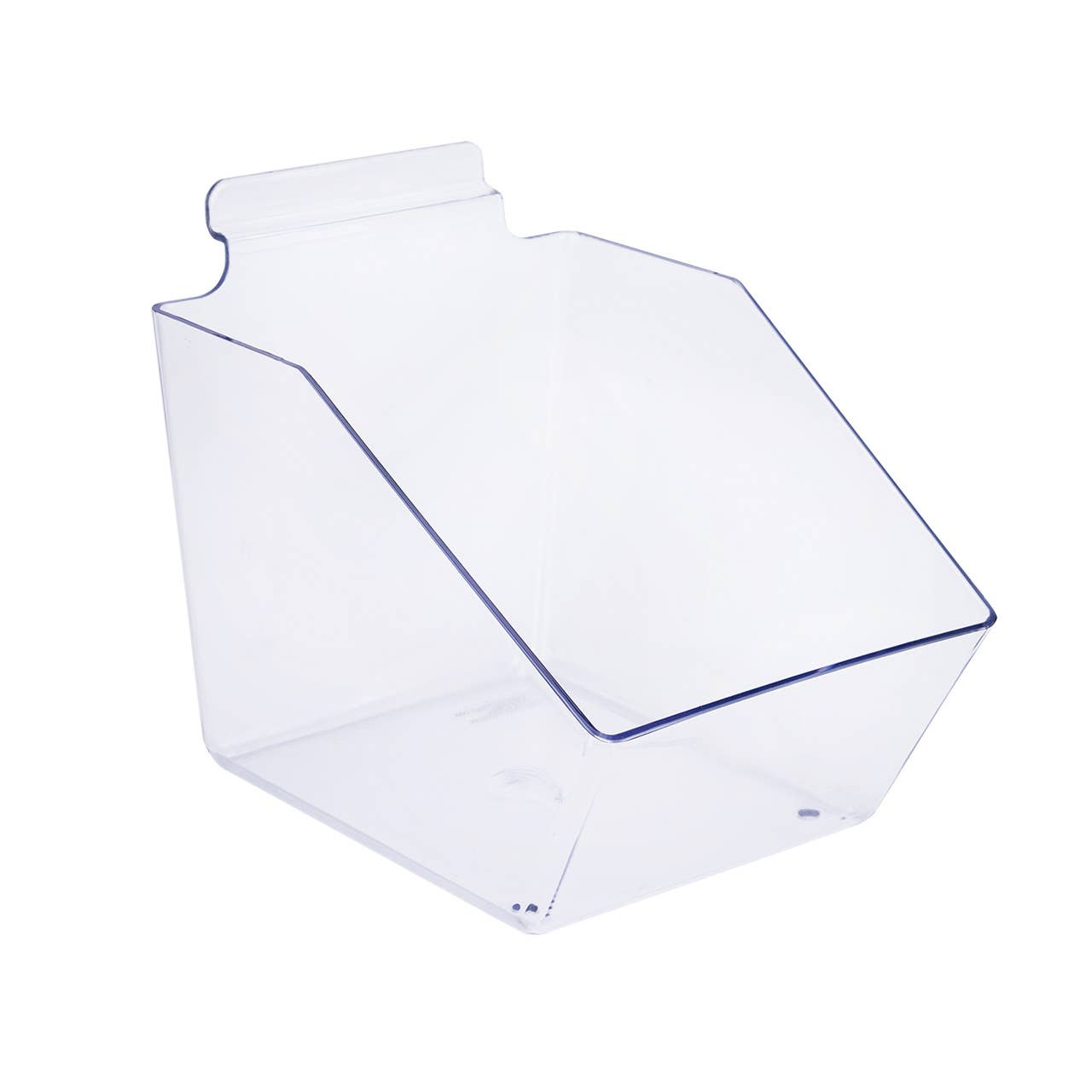 6" X 5 ½" X 7 ½" Clear Plastic Dump Bin