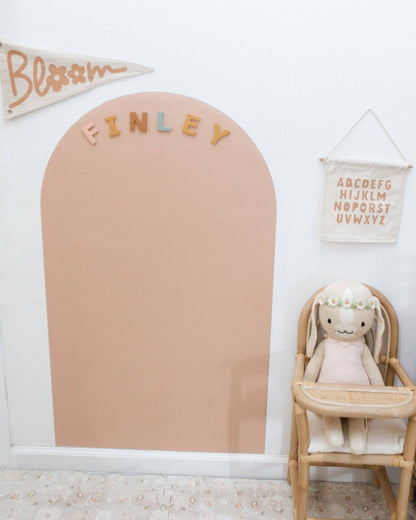 Magic Playwall - Arch Magnetic Wall Decal for Kids: Blush