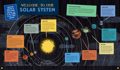 Barefoot Books Solar System Sticker Book