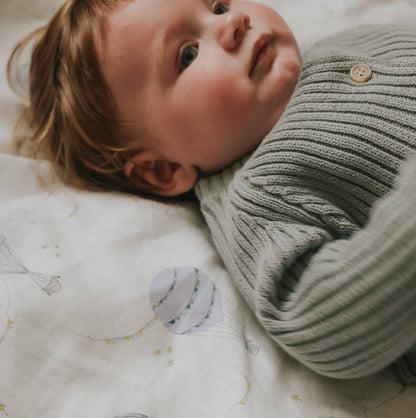 Touch The Sky Swaddle - Blue