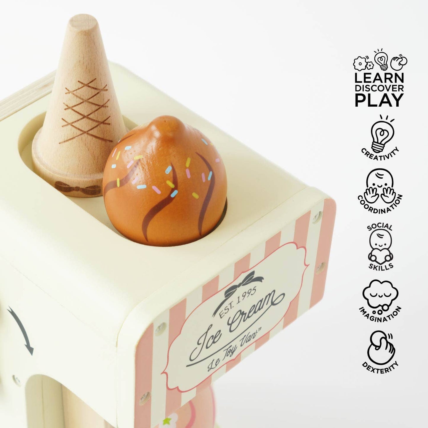 Ice Cream Machine & Play Food Cones