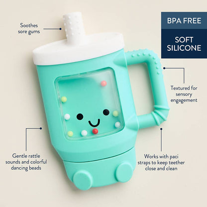 Sweetie Shake Plus™ Rattle & Teether - Tucker the Tumbler
