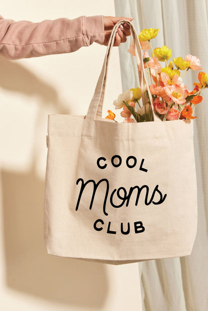 COOL MOMS CLUB  Canvas Tote Bag