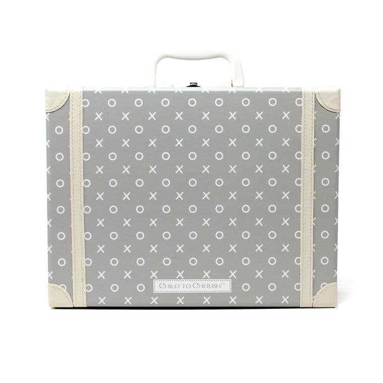 Gray Grandma Suitcase