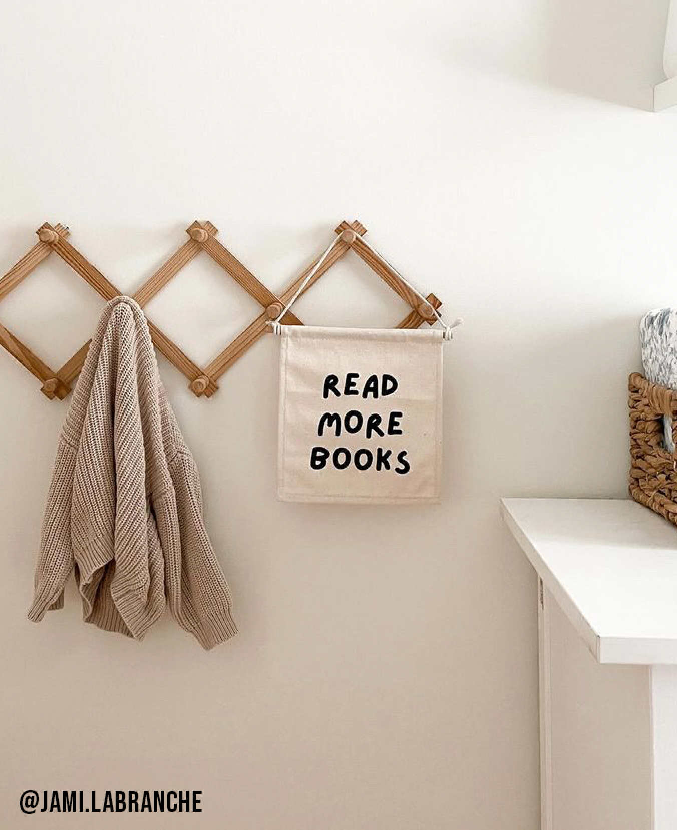 Read More Books Canvas Hang Sign - Bookish Canvas Decor