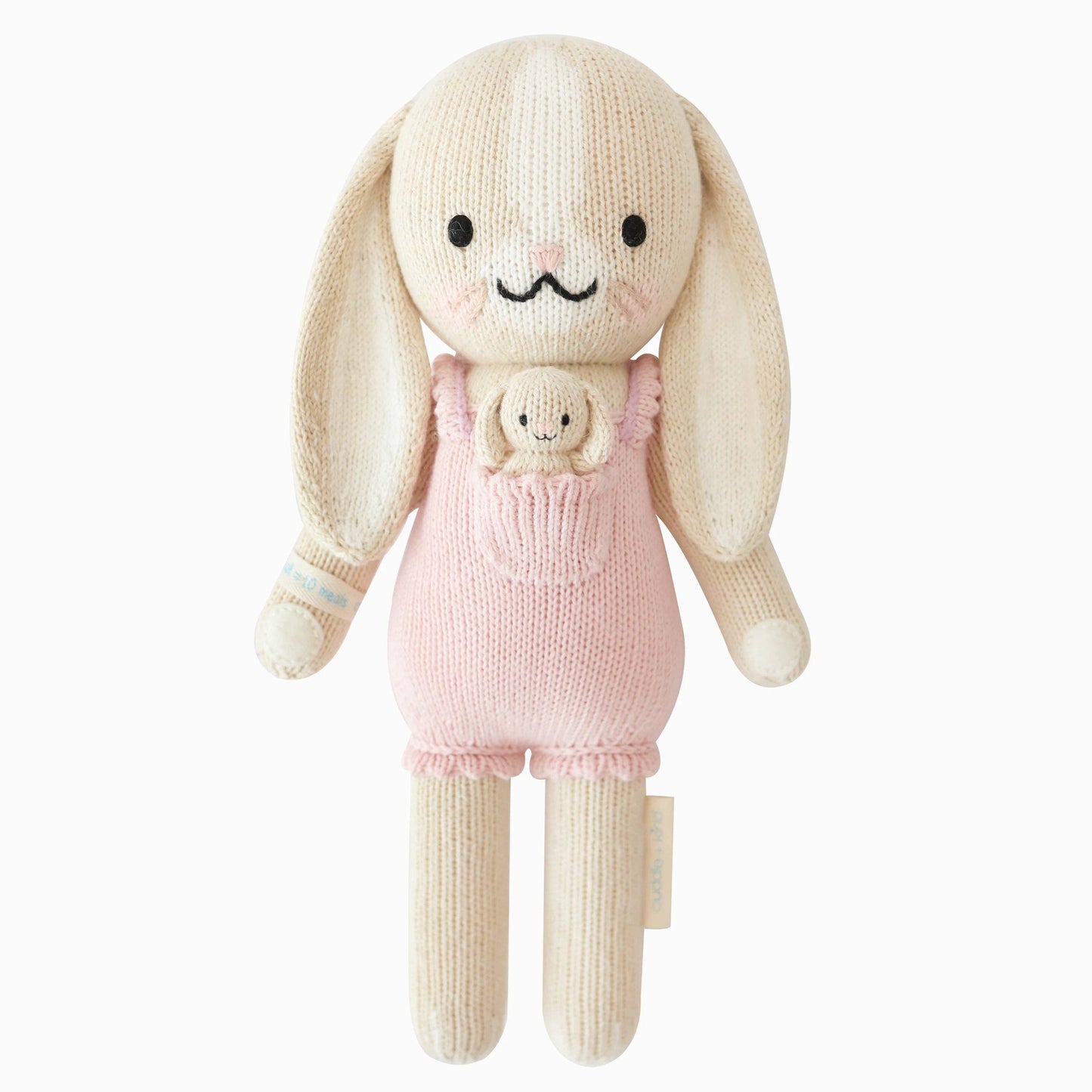 Briar the bunny (peony pink): Little - 13"