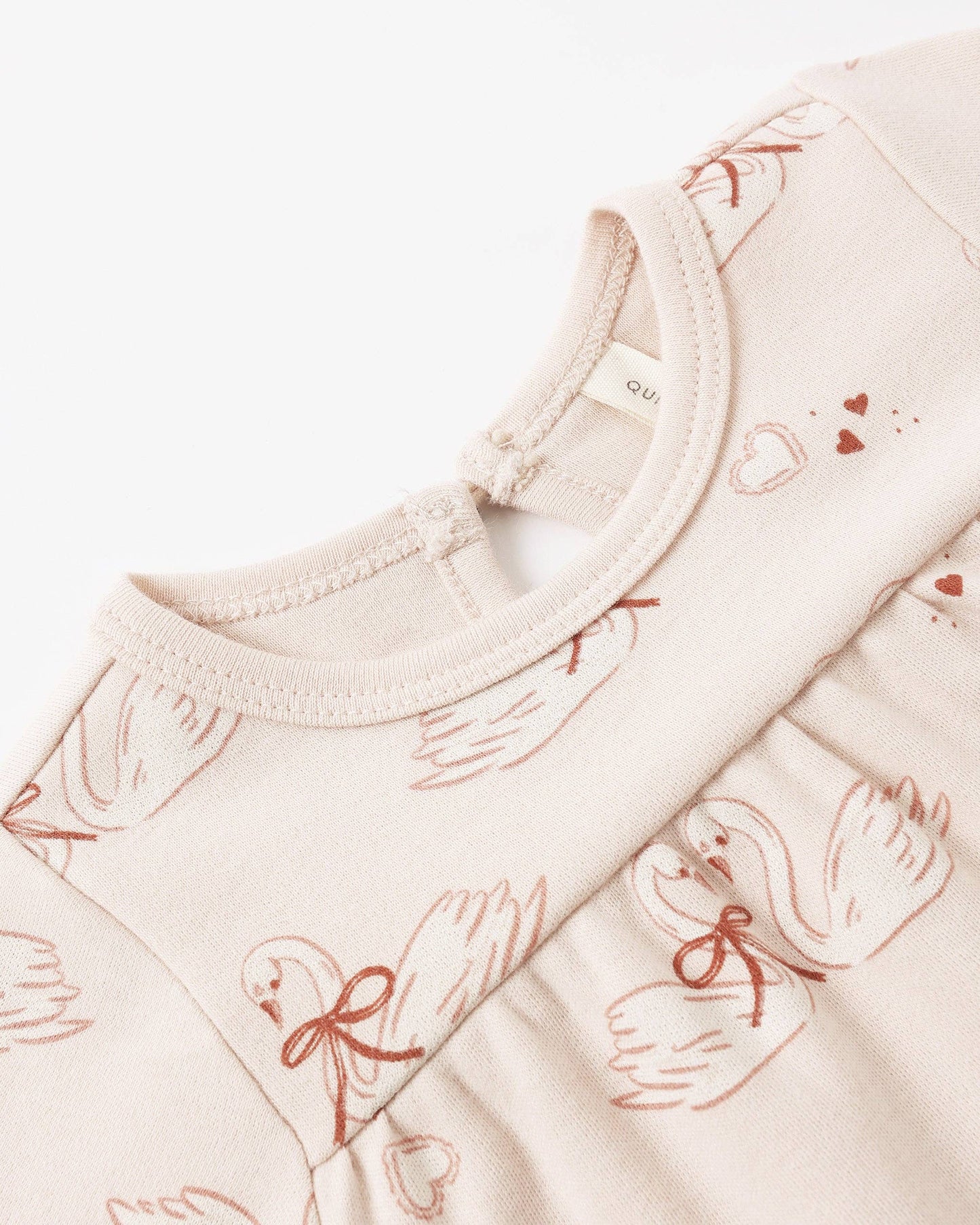 Tiered Jersey Dress Swan