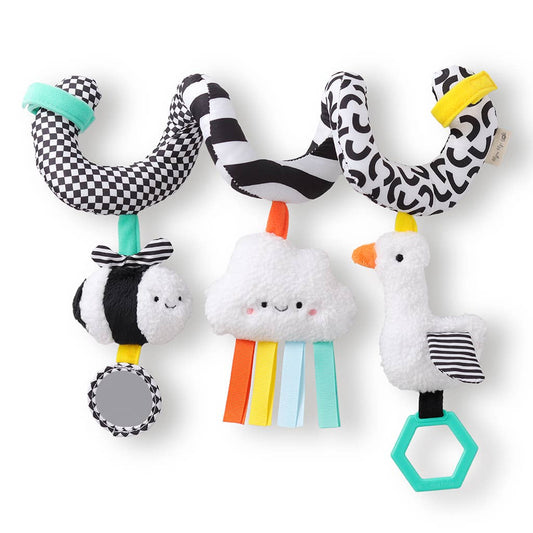 Itzy Bitzy Spiral™ Car Seat Activity Toy: Farm