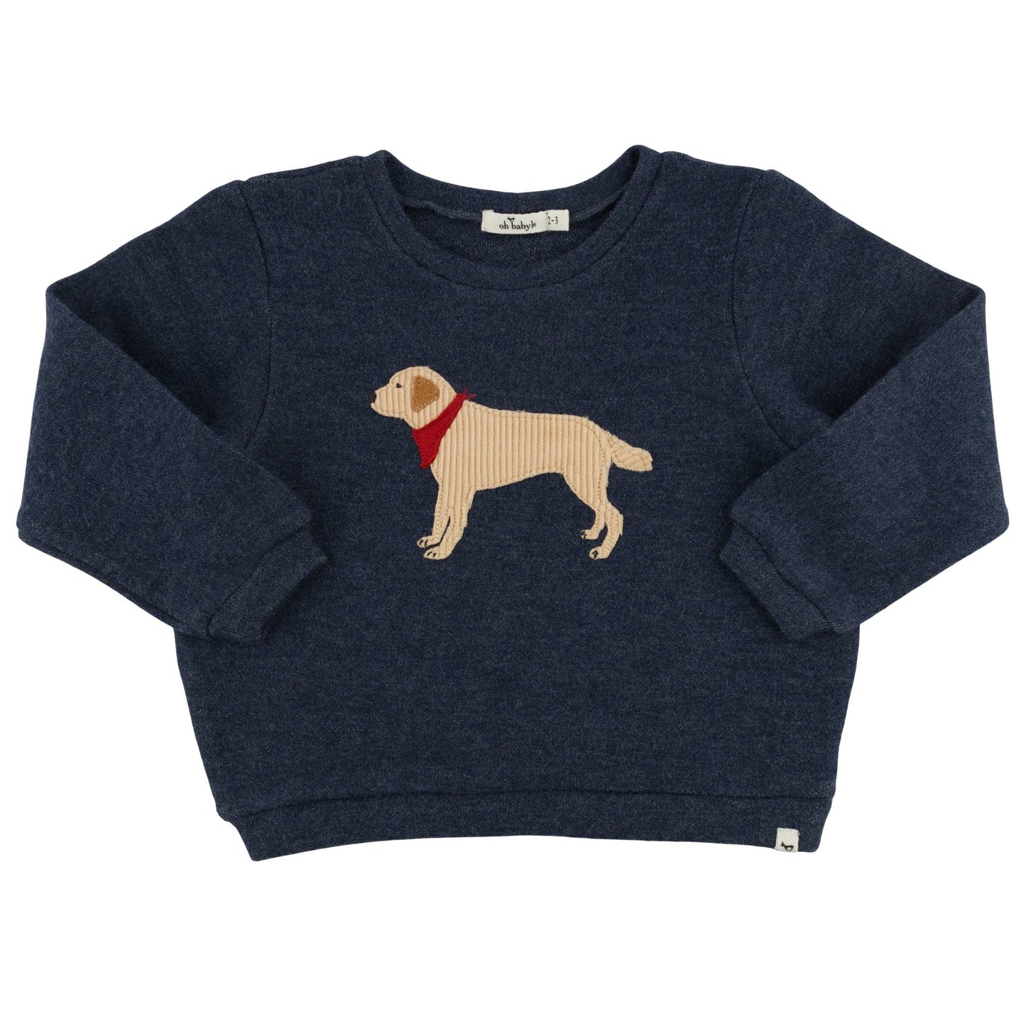 Lab Sweater-Knit Brooklyn Boxy Sweatshirt