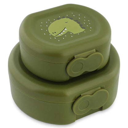 Trixie Snack Box with Clip, 2-Pack | Kids Lunch Box