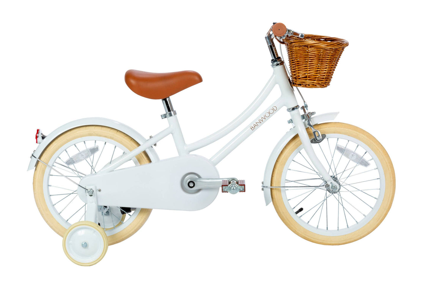 BANWOOD 16" CLASSIC BIKE VINTAGE - WHITE
