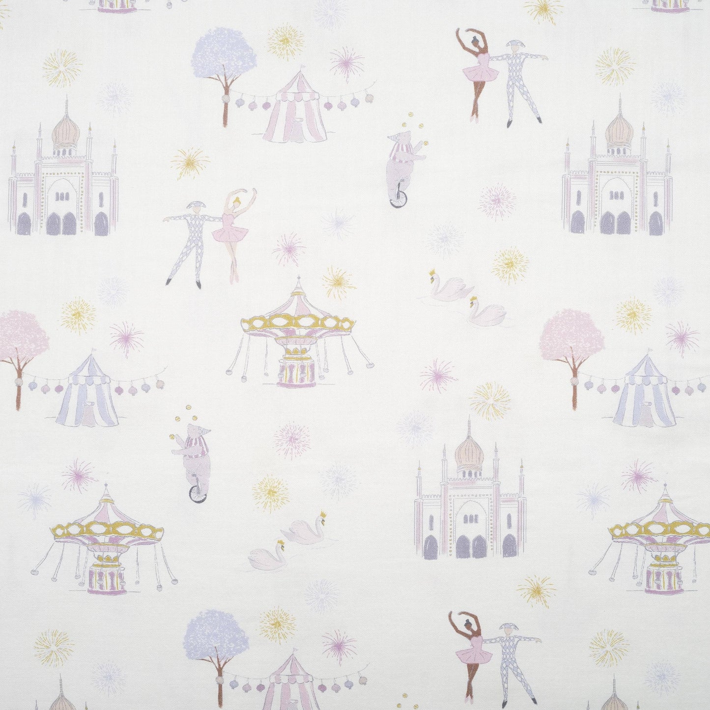 Adventures in Wonderland Swaddle - Rose