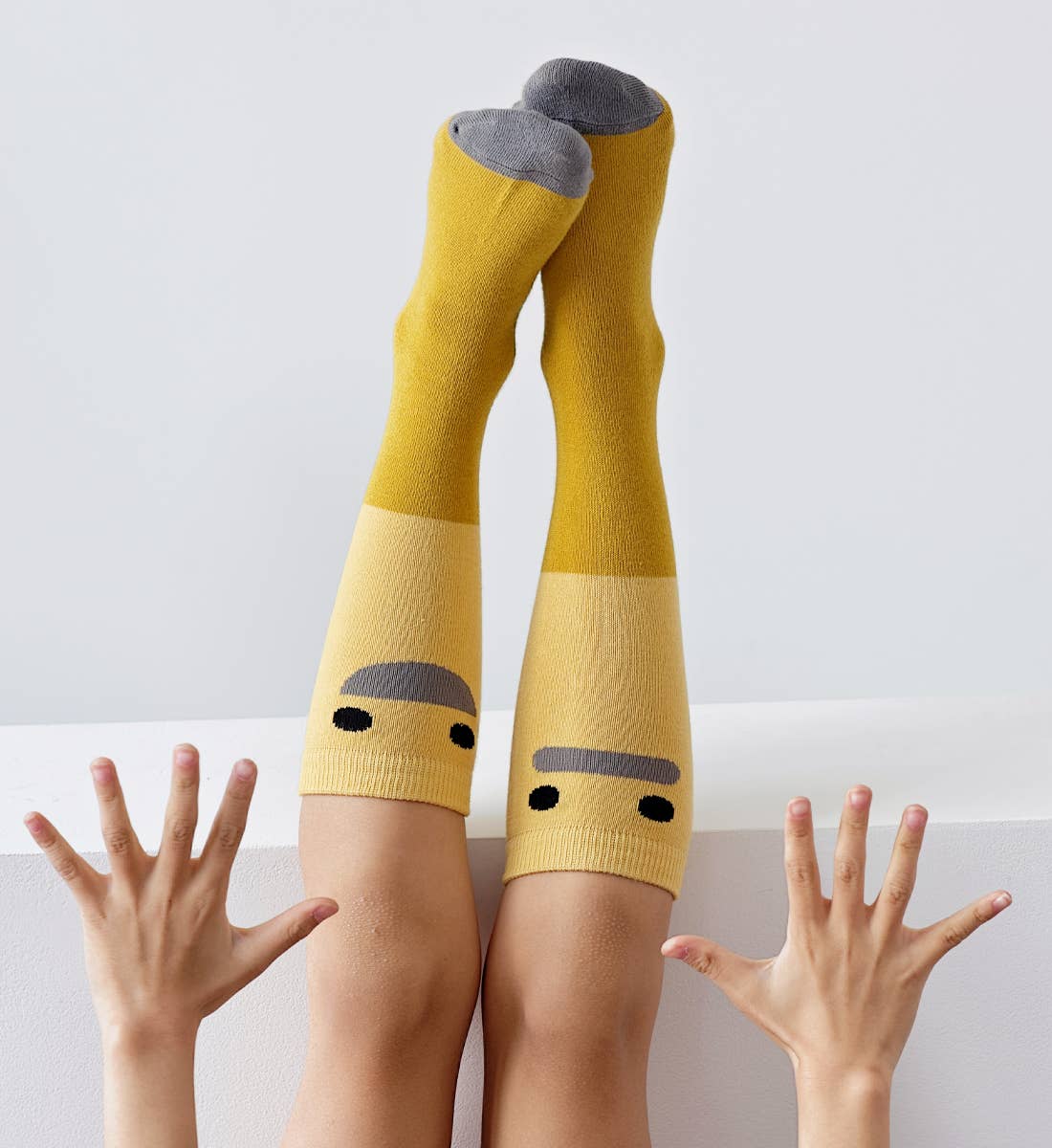 Chaussettes hautes Wistiti Jaune: 32/35 (8-9 ANS)