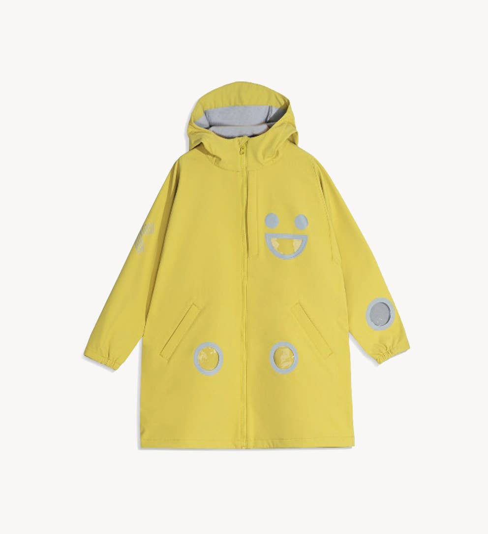 WISTITI Windbreaker Rain Jacket - Yellow: 7-8y (128cm)