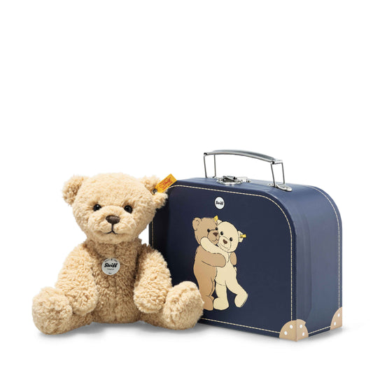 Ben Teddy Bear In Suitcase 8 Inches