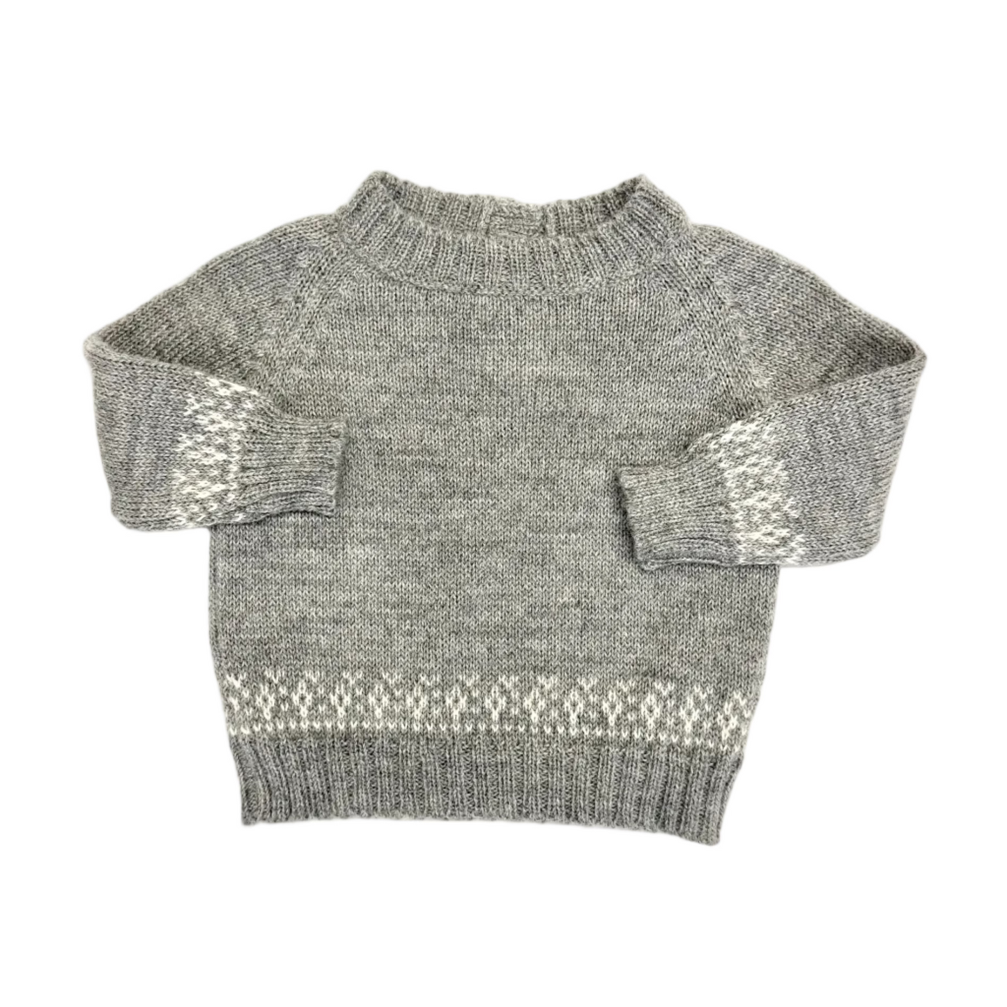 TANE Organics Baby Alpaca Fair Isle Sweater