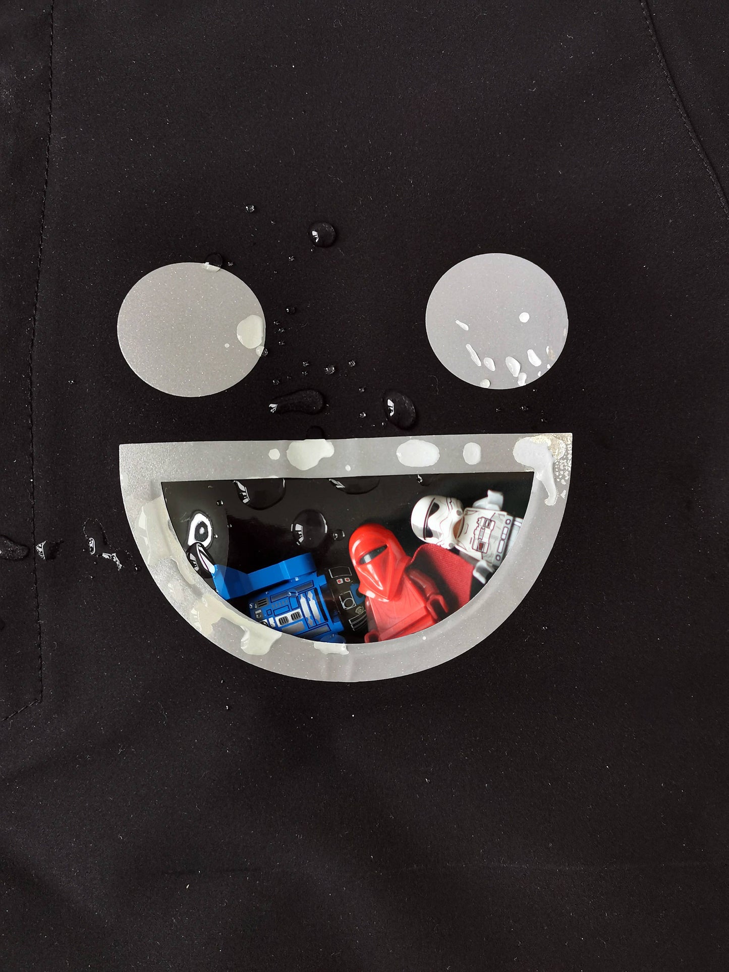 WISTITI Windbreaker Rain Jacket - Black: 7-8y (128cm)