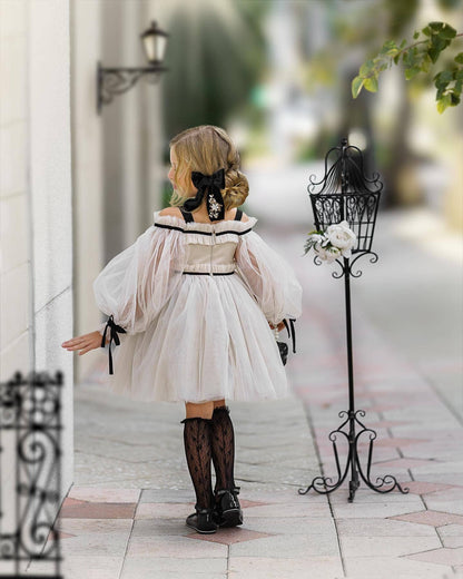 Coco-Caramel Tulle Dress: 8 Years