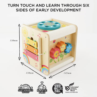 Activity Wooden Cube