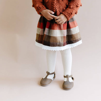 Tights Oat | Girls Cotton Kids Clothing Baby Spring Summer: Medium 2-4 y