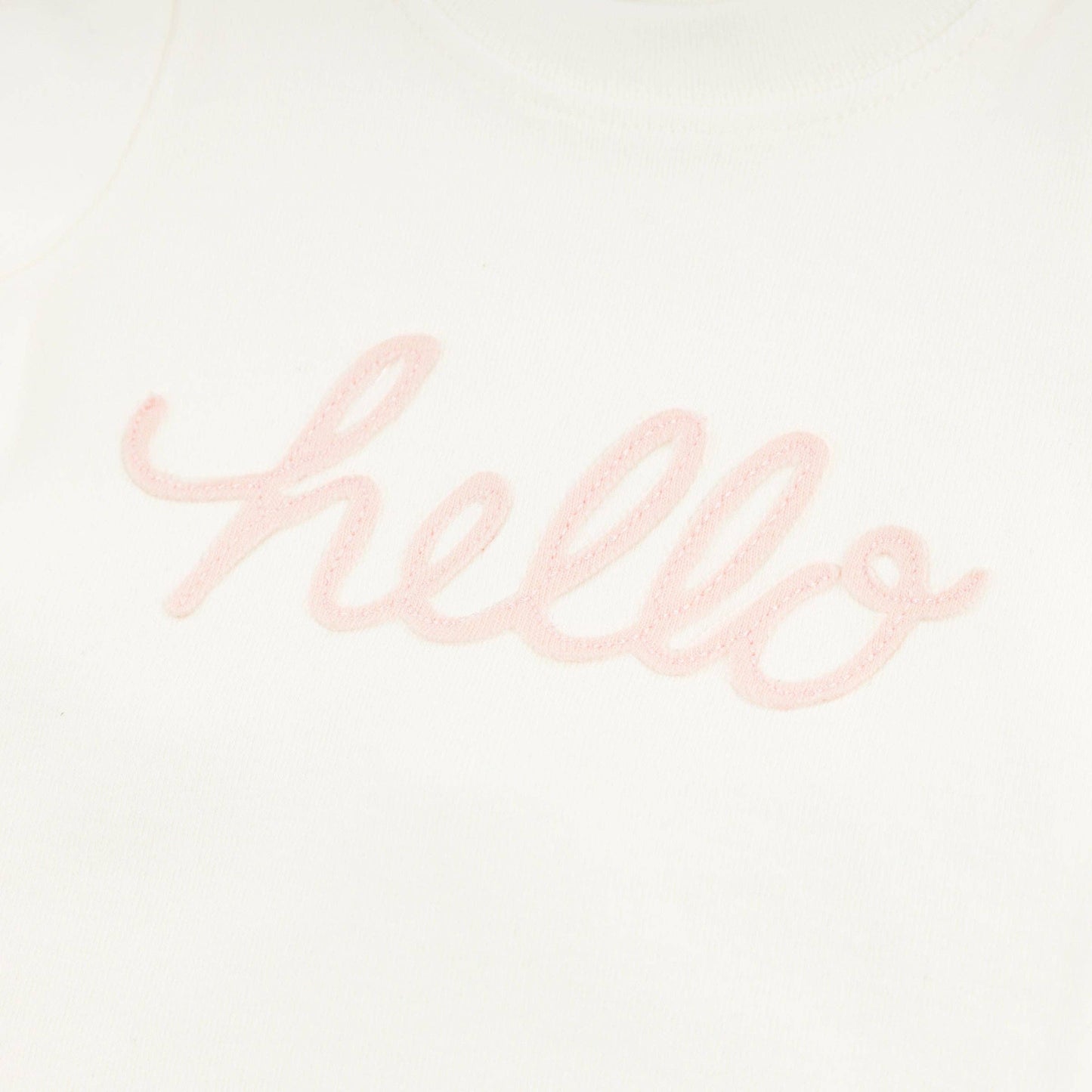 "hello" Pale Pink 2pc Set