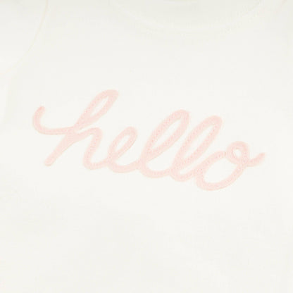 "hello" Pale Pink 2pc Set
