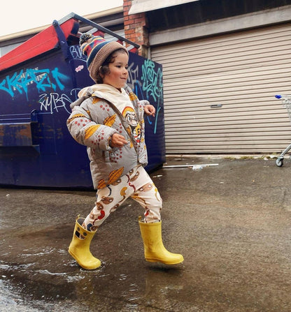 WISTITI Kids Rain Boots - Eco Rubber - Mustard