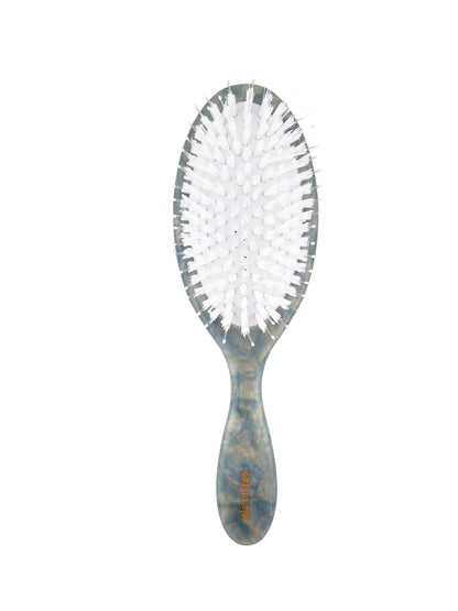 Hand-painted Baby Blue Bow Amazing Hair Day Brush | Eco-Friendly