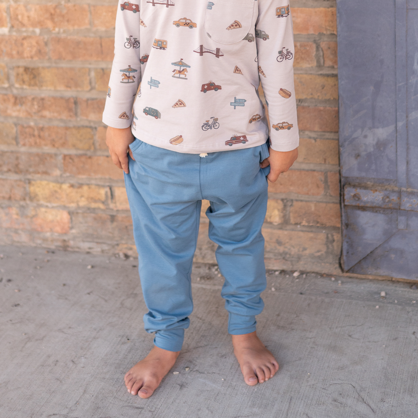 Avery Jersey Jogger | Dark Cobalt: 2-3Y