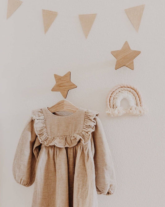 Wooden Hooks - Star Shape, Cloud, Moon, Swallow, Rainbow: PLUME