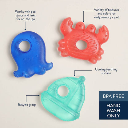 Cutie Coolers™Water Filled Teethers: Nautical Coolers